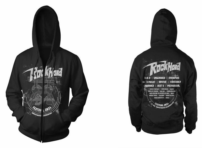 Metal Attack Merch Shop -Rock Hard Festival 2024 - ZIP Hood Vintage